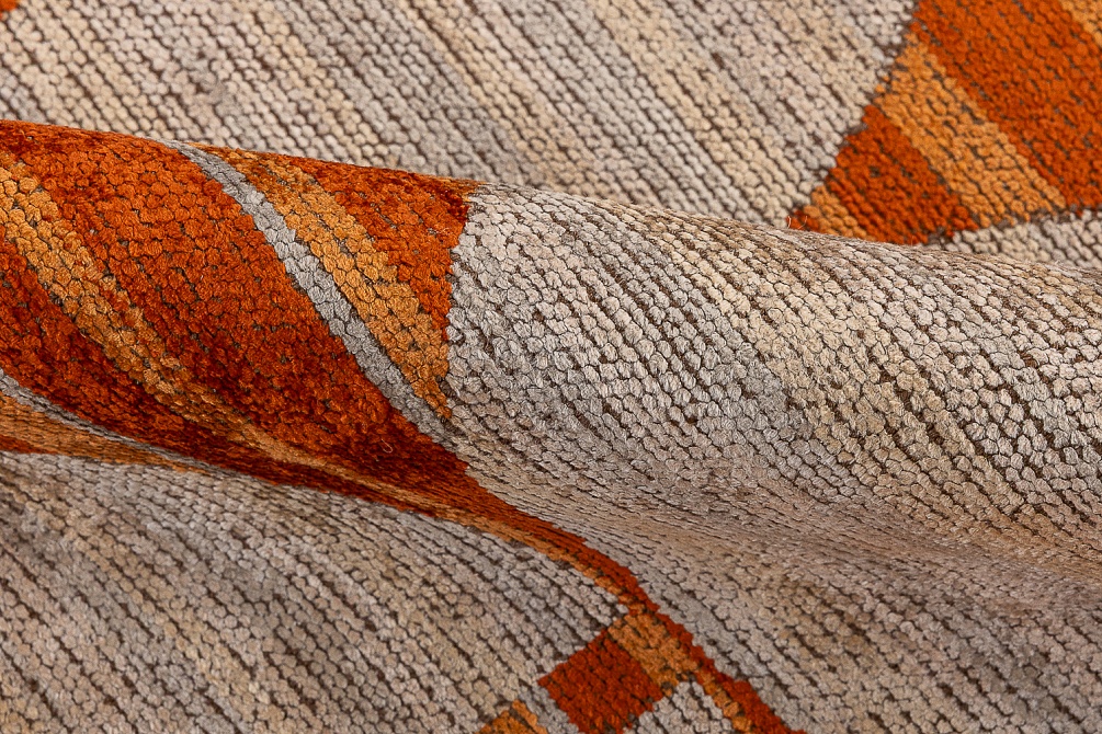 Турецкий ковер из хлопка, вискозы и полиэстера «ISTANBUL» ECLIPSE RUST - TERRA 3