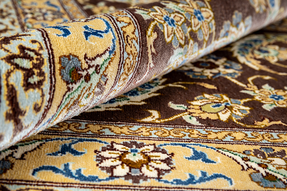 Иранский ковёр из шёлка «QUM MM IR» 14-286-IR AHMADI