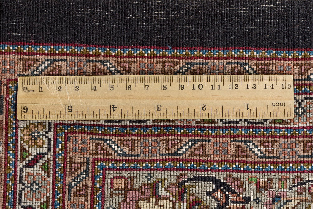 Иранский ковер из шерсти и шёлка «TABRIZ MAHI» 9-755-Piroozian-IR