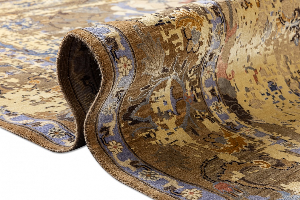 Индийский ковер из шёлка и шерсти «POLONAISE» KE-535 11