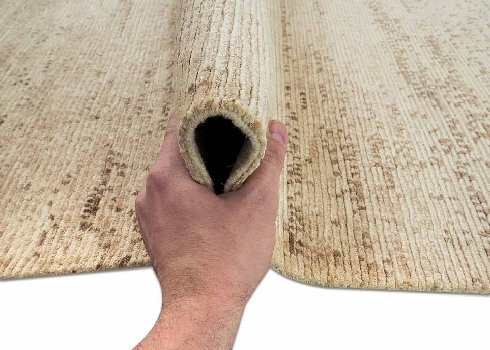 Непальский ковер из шерсти и шёлка «RIB EYE 50/60» C750-A039