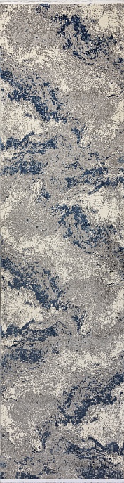 Турецкий ковер из полипропилена и полиэстера «AXEL» 8694-CRE-BLU(Runner)