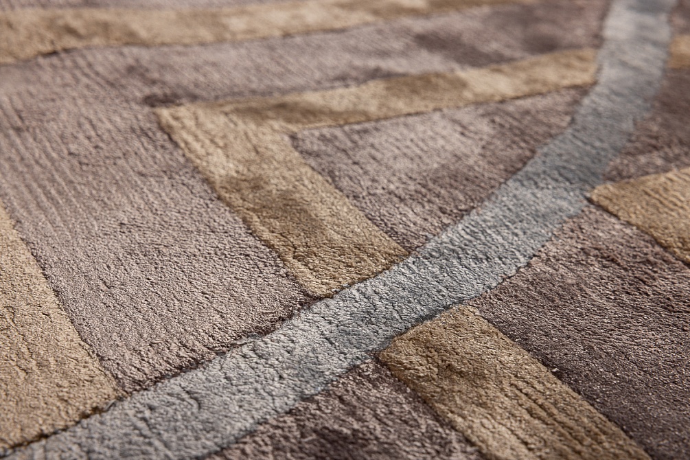 Индийский ковер из шерсти и арт-шёлка «CARTIE COLLECTION» ART DECO-03-21B(SL)