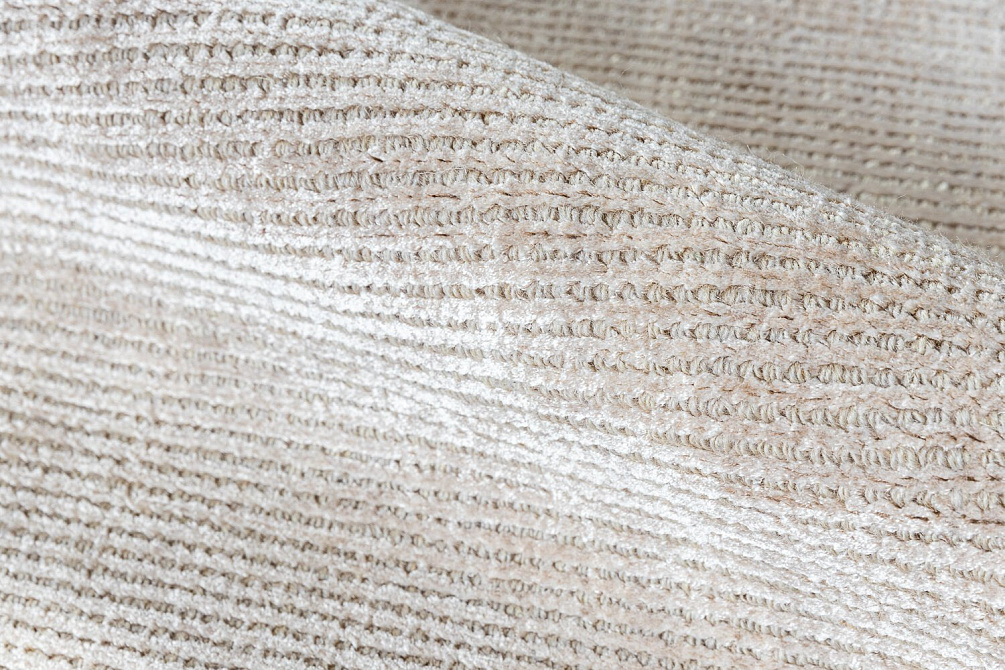 Индийский ковёр из шерсти и арт-шёлка «MURUGAN» PLAIN-LT.BEIGE-AF12/A039