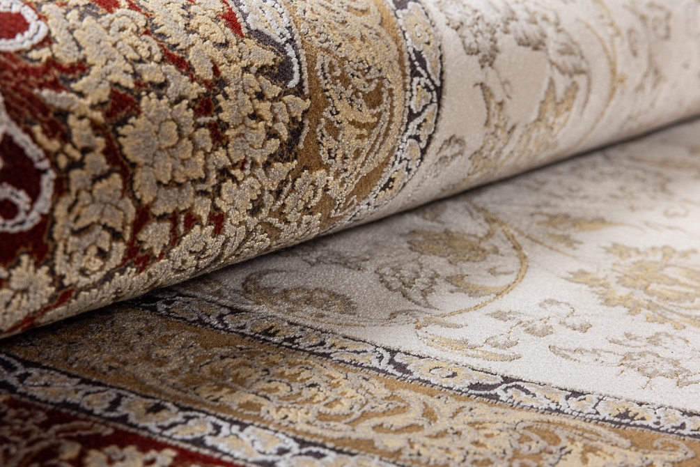 Иранский ковер из шёлка, бамбукового шёлка и акрила «NARSIS» 8310(Round) 5