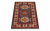 Пакистанский ковер из шерсти «KAZAK CLASSIC» BLU-IVR(60X90) 2