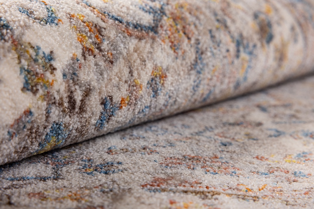 Турецкий ковер из полиэфирного шёлка «MYSTIC» 1366A-KEM-NAV(Runner)