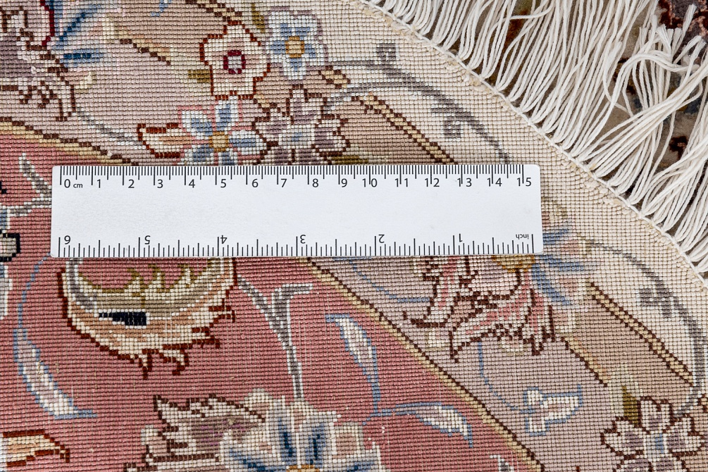 Иранский ковер из шерсти и шёлка «TABRIZ 40» 7-392-IR(Round) 5