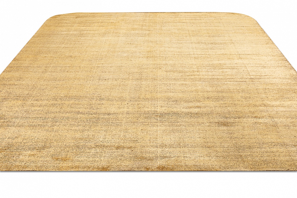 Индийский ковер из шерсти и арт-шёлка «MURUGAN SHAPE» PLAIN-ANT-GLD-DC01/F033 2