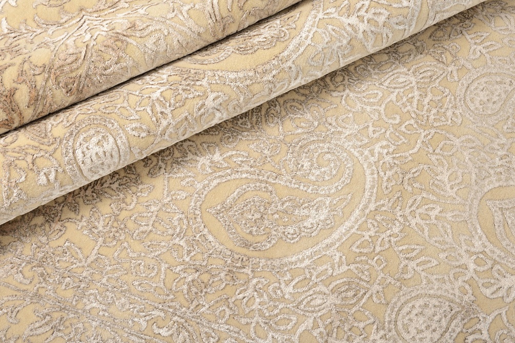 Индийский ковер из шерсти и арт-шёлка «SILK PATINA» AL101-COLOR3 4