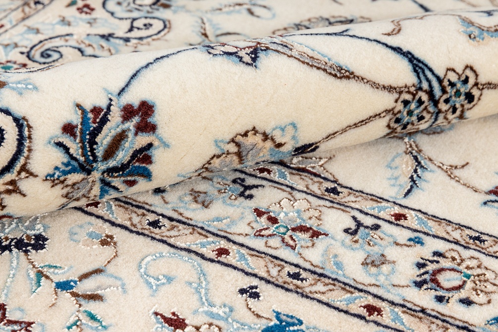 Иранский ковер из шерсти и шёлка «NAIN 6LA» 10-440-IR