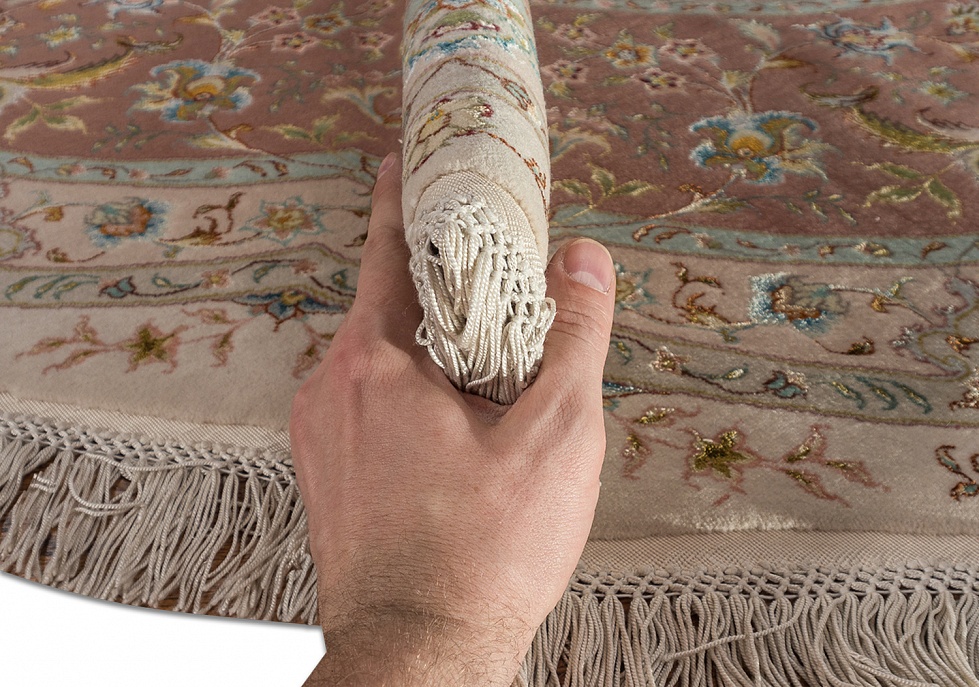 Иранский ковер из шерсти и шёлка «TABRIZ 40» 14-01-IR(Round) 6