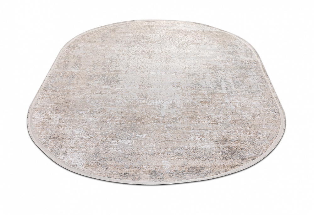 Турецкий ковер из эвкалиптового шёлка и акрила «CHERUTTI» 1941-BGE(Oval)