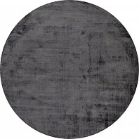 Индийский ковер из арт-шёлка и хлопка «CROSS SPEСIAL» D049-GREY(Round) 1