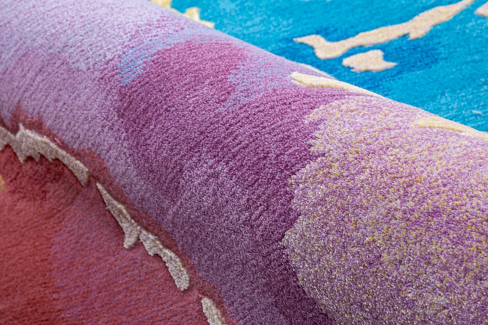 Китайский ковер из шерсти и арт-шёлка «PRISMATIC N» PRS18-MLT