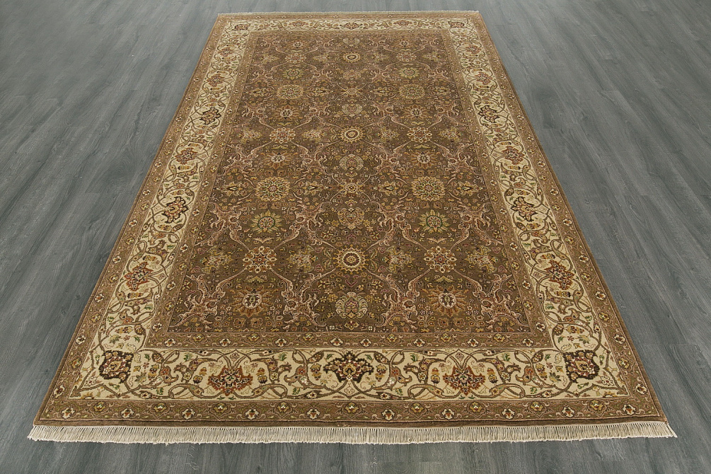 Индийский ковёр из шерсти «HADJI» GARDEN FLOWER-CHE-CRE