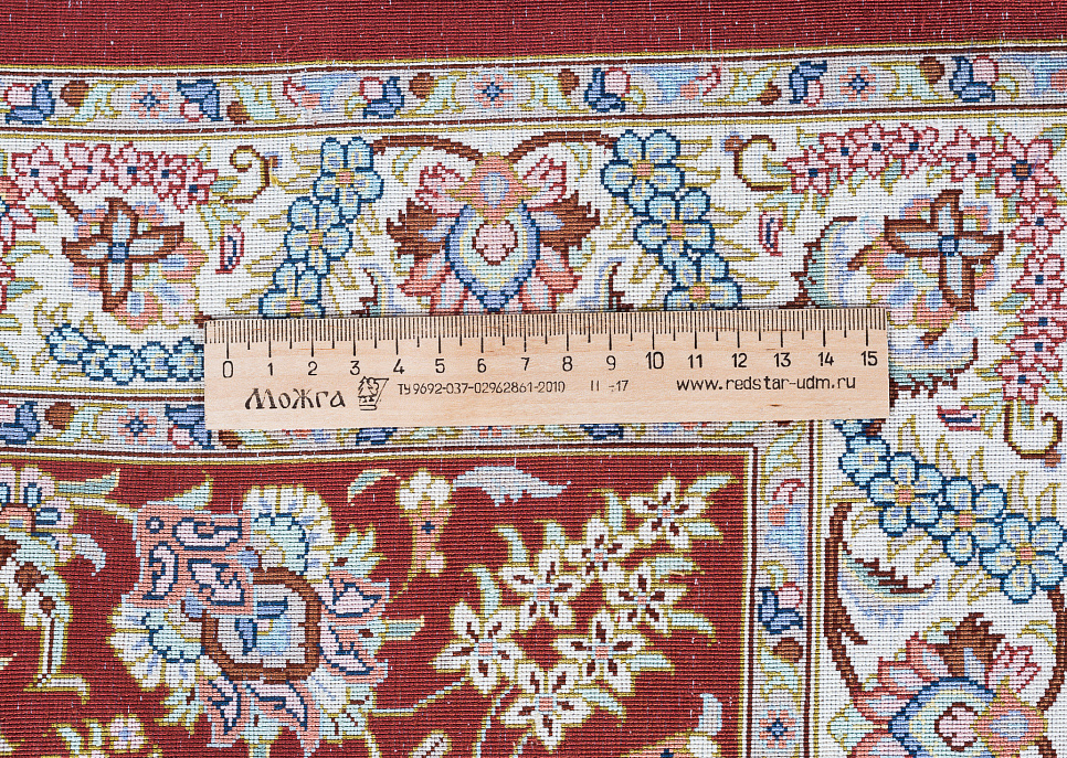 Иранский ковёр из шёлка «QOM» 10-523-IR