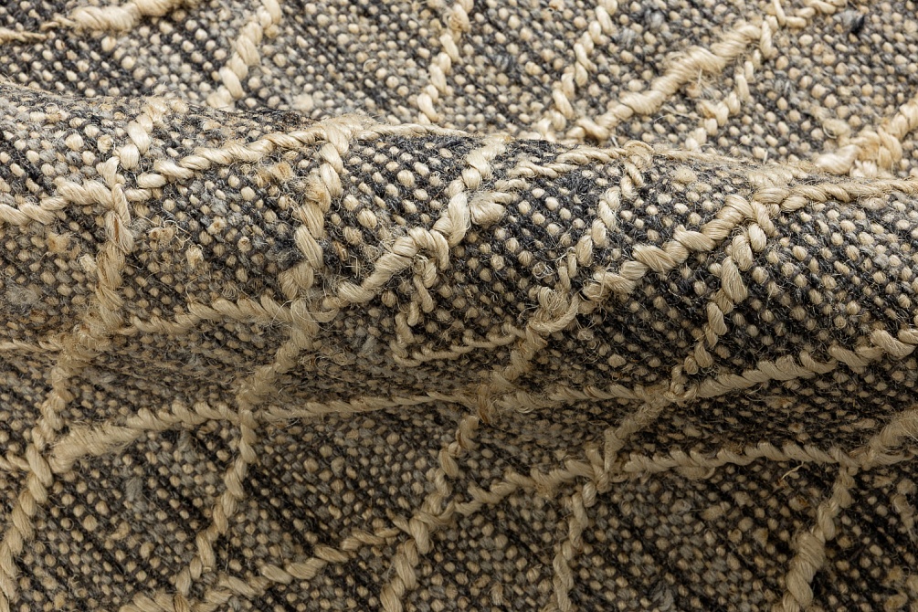 Индийский ковер из джута и шерсти «JUTE» 1405-CREAM 3
