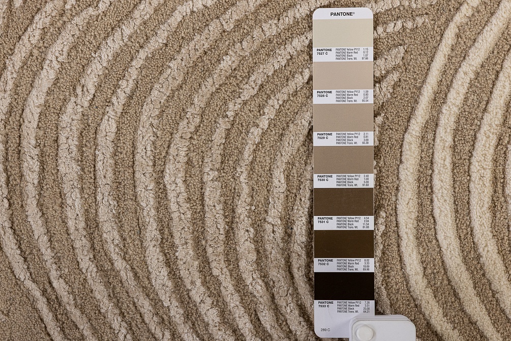 Индийский ковер из шерсти и эвкалиптового шёлка «VELVET MIRAGE» SYNC NEUTRAL 9