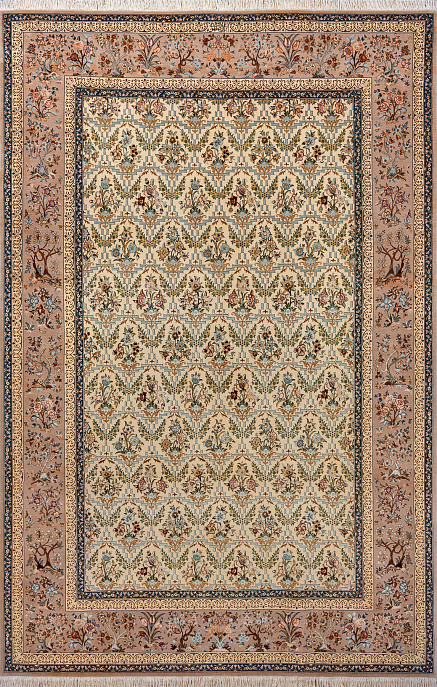 Иранский ковер из шерсти и шёлка «ISFAHAN IR» 10-461-IR
