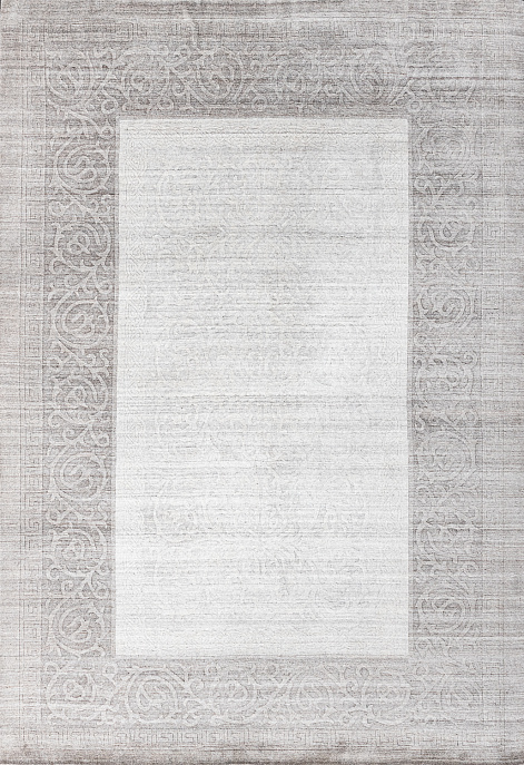 Индийский ковер из арт-шёлка и шерсти «VILLA PALLADIO» 2018150-NATURAL ABRASH GREY