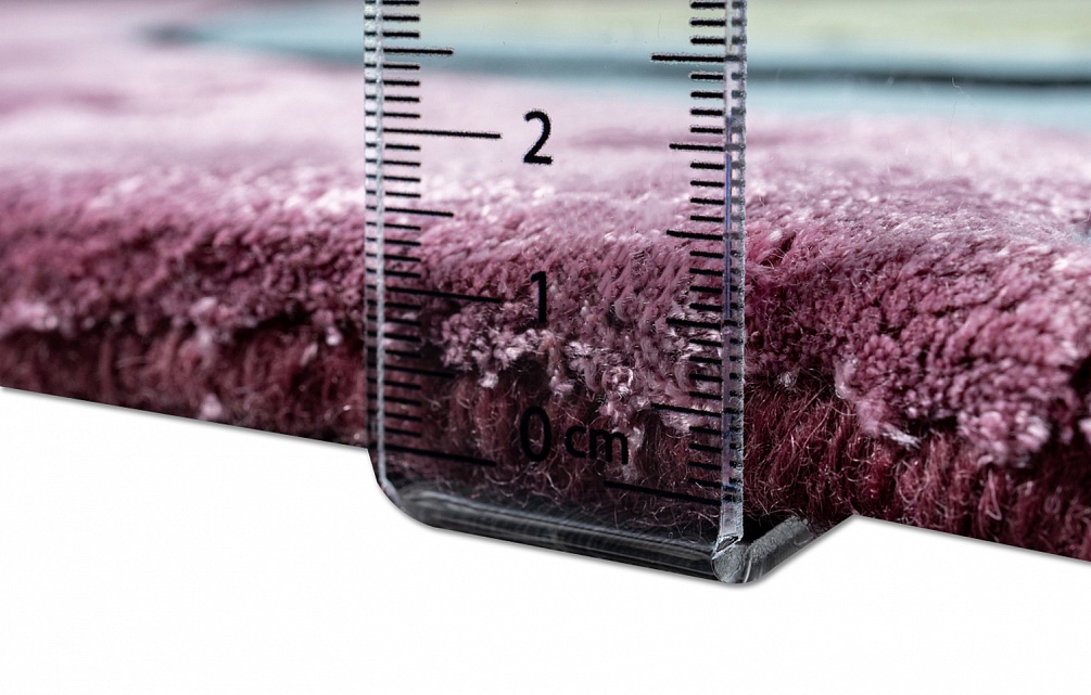 Китайский ковер из эвкалиптового шёлка и шерсти «RIVIERA» MOSS