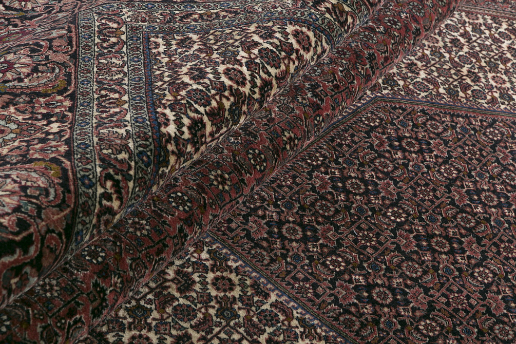 Иранский ковёр из шерсти и шёлка «BIDJAR» 801-4488-IR