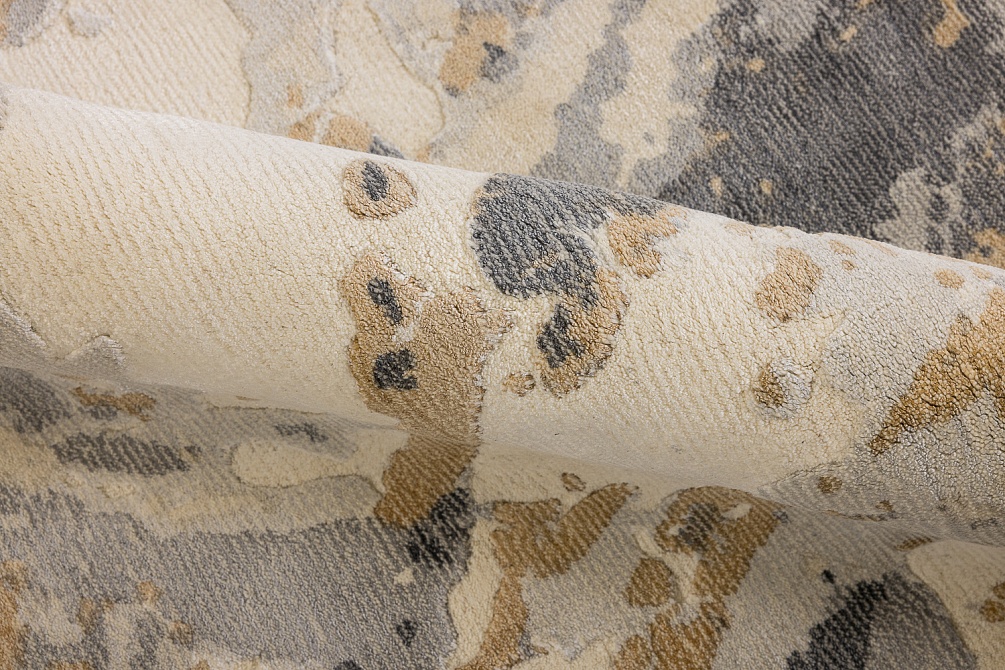 Индийский ковер из арт-шёлка и шерсти «MIST SPECIAL» 2023165-SEAL