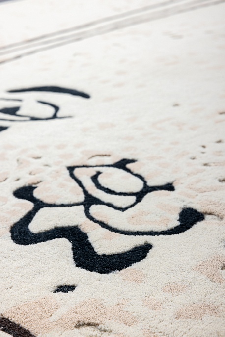 Индийский ковер из шерсти, арт-шёлка и хлопка «Art de Vivre by DETALI» design Irina Popova «ПРО ЛЮБОВЬ»