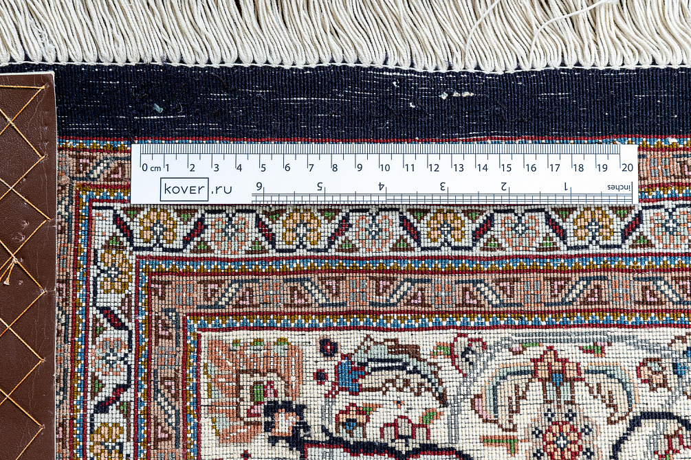 Иранский ковёр из шерсти и шёлка «TABRIZ MAHI» 10-470-IR
