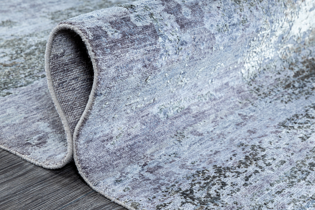 Индийский ковёр из шёлка и шерсти «WEST HOLLYWOOD» PJ2103-OLIVE