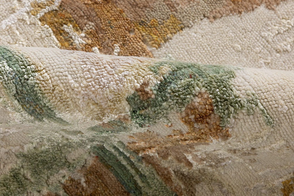 Индийский ковер из шерсти и арт-шёлка «STORM» FR737-MULTI