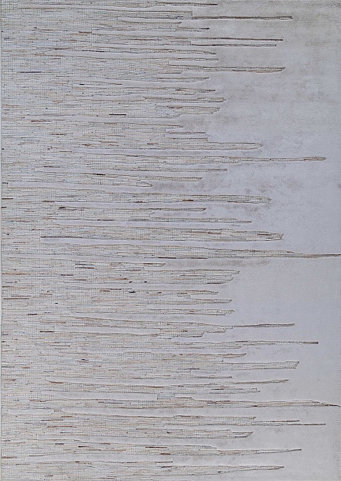 Индийский ковер из арт-шёлка и шкуры «GUY LAROCHE» RESORT(14)-SAN