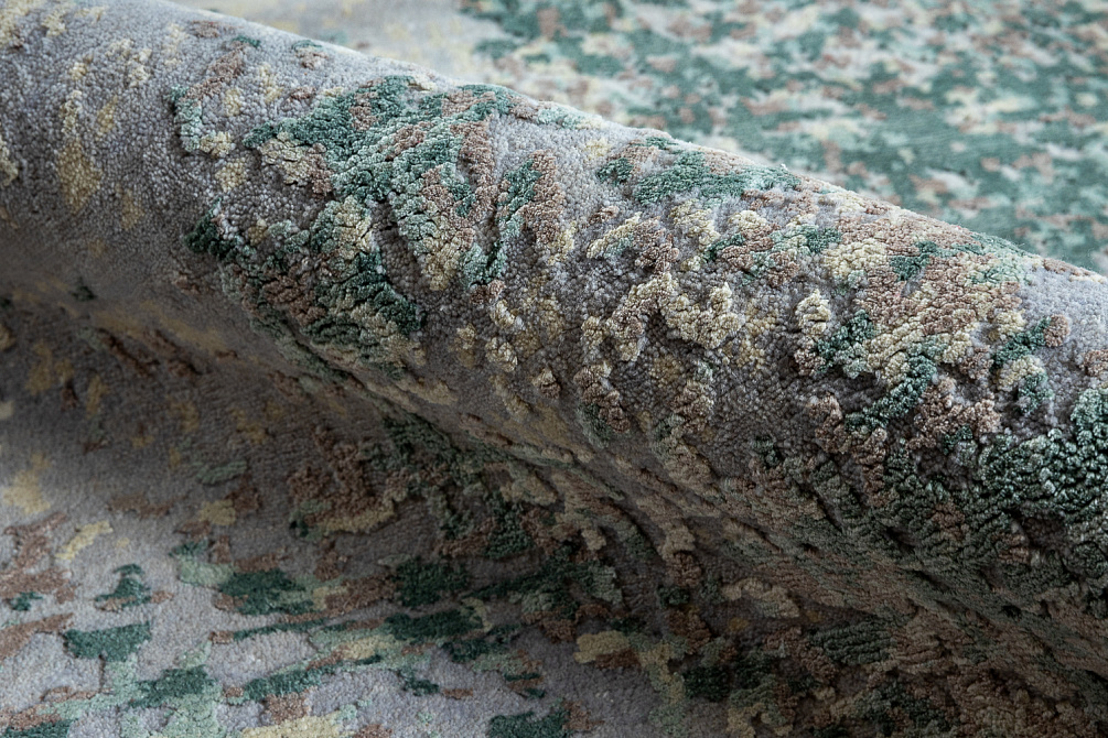 Индийский ковёр из шерсти и арт-шёлка «RIVOLI» KE-430