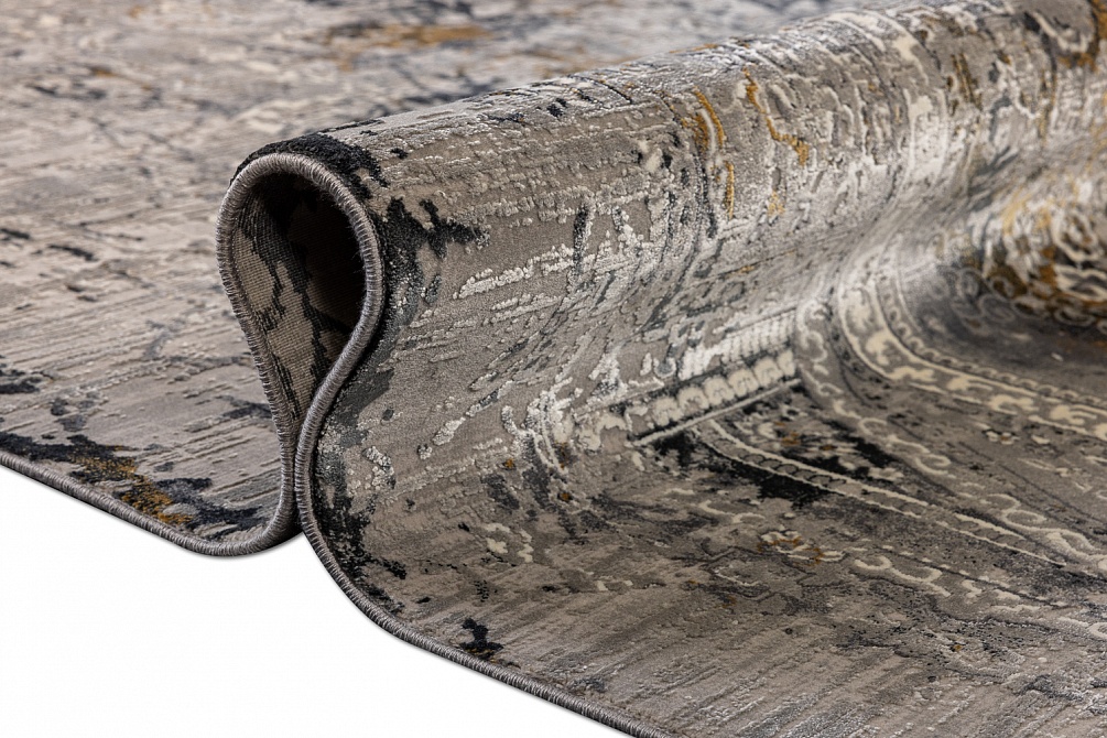 Турецкий ковер из эвкалиптового шёлка и акрила «VERSAİLLES PALACE» 5995A-LGRY-ANT 9