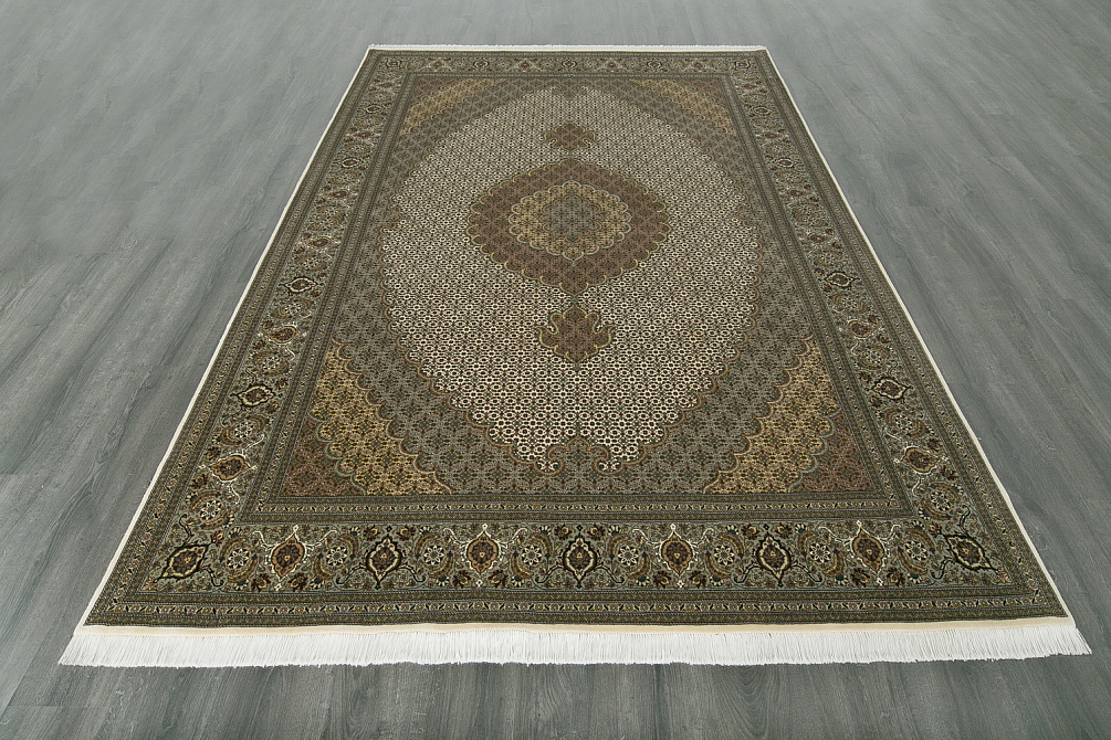 Иранский ковёр из шерсти и шёлка «TABRIZ MAHI» 10-134-IR
