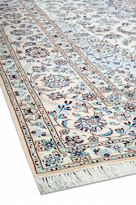 Иранский ковер из шерсти и шёлка «NAIN 6LA» 21-007