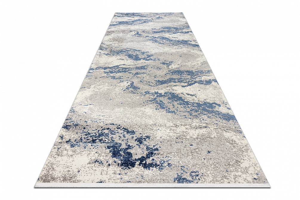 Турецкий ковер из полипропилена и полиэстера «AXEL» 8694-CRE-BLU(Runner)