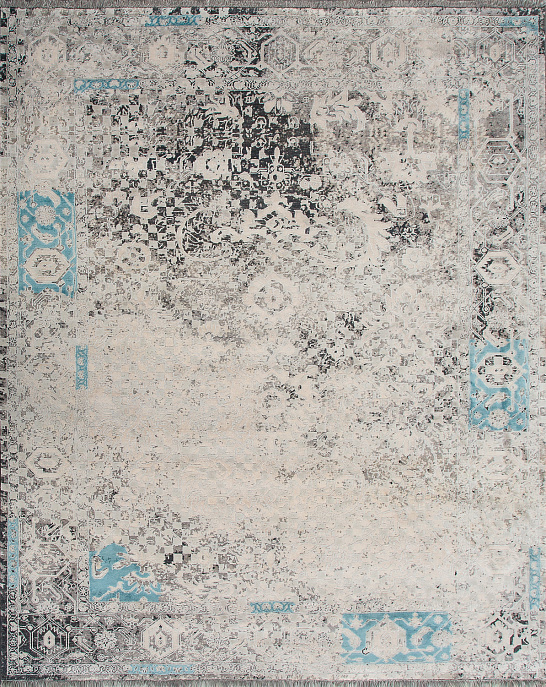 Индийский ковер из шерсти и шёлка «SERAPI HOME» SERAPI-B052