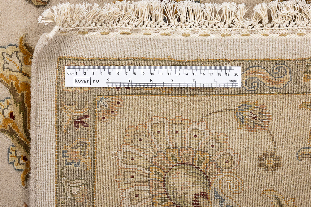 Индийский ковер из шерсти, шёлка и хлопка «AURORA 14/14» QNQ03-MIVR-LTAN