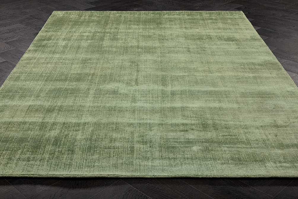 Индийский ковер из арт-шёлка «CROSS SPEСIAL» B105-OLIVE