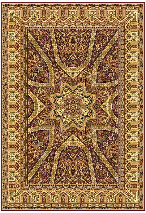 Бельгийский ковер из вискозы «BRILLIANCE» V378-RED