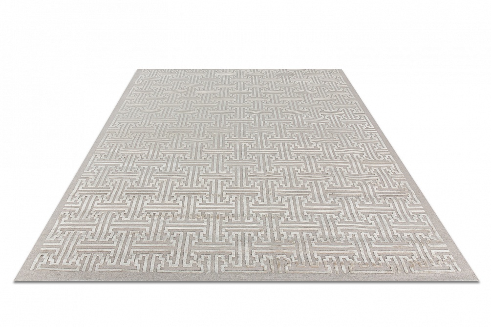Непальский ковер из шерсти и шёлка «ART DECO RUGS» AB233/4-BR12 2