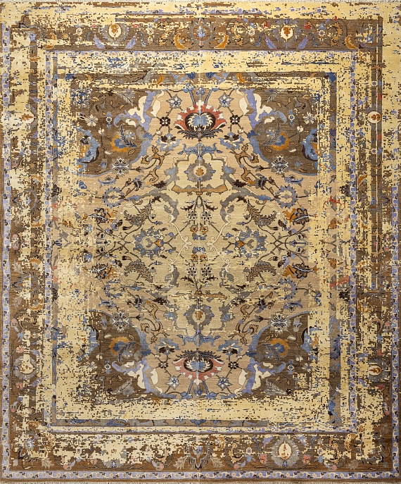 Индийский ковер из шёлка и шерсти «POLONAISE» KE-535 1