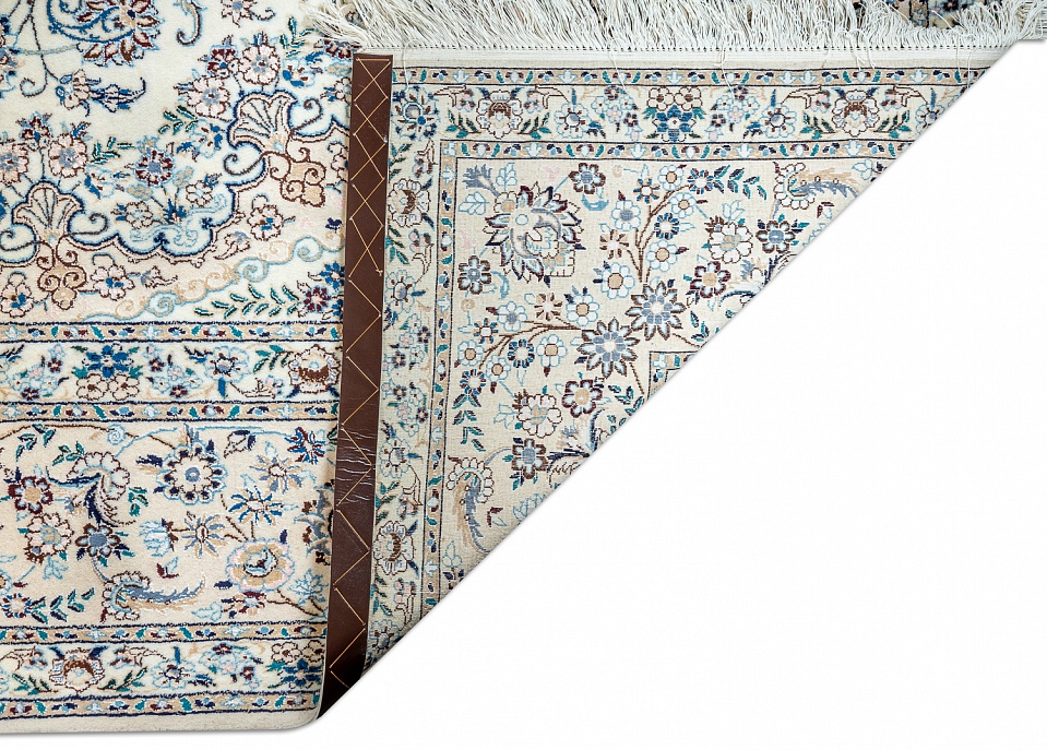 Иранский ковер из шерсти и шёлка «NAIN 6LA» 21-008