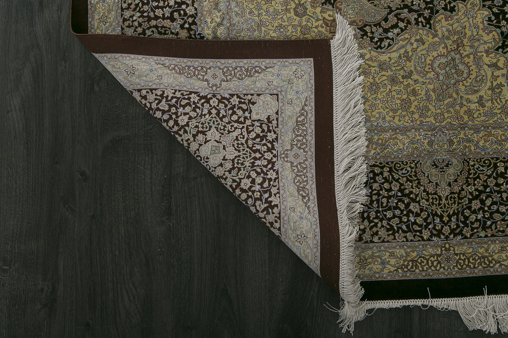 Иранский ковёр из шёлка «QOM» 9-549-IR