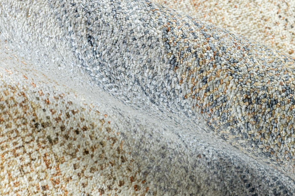 Индийский ковёр из шерсти и шёлка «MALIBU» SPAINISH-GREY