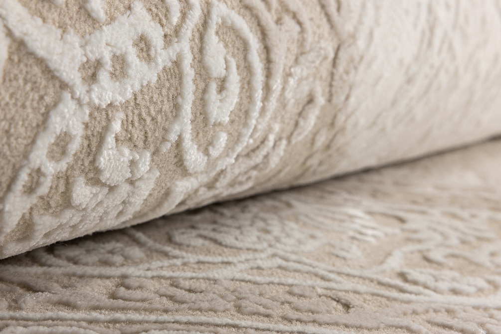 Турецкий ковер из полипропилена и полиэстера «PORTFOLIO» 05418A-CRE-BGE