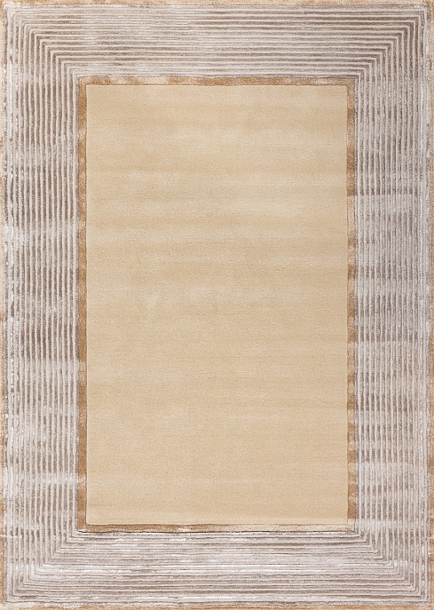 Индийский ковер из шерсти, арт-шёлка и хлопка «BORDER ART» BORDER-5