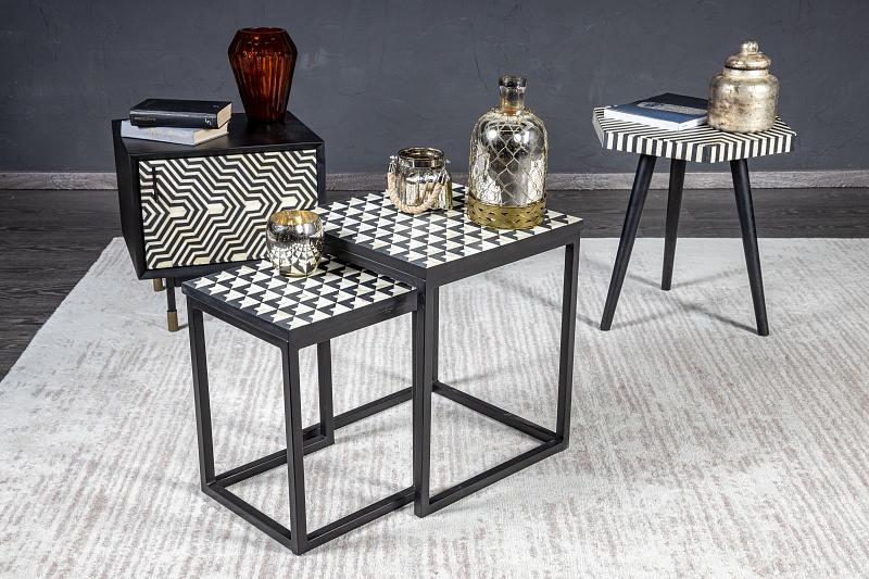 Приставной столик Royal Glossy (набор из 2-х штук)